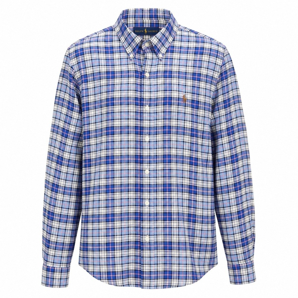 Ralph Lauren Old Money Preppy Shirt Mens XXL Classic Fit Cotton Flesh Pony